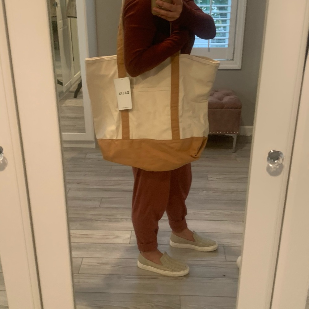 Zip Top Canvas Bag